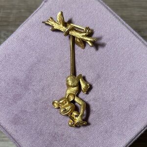 Monkey Brooch